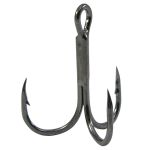 Трійник Kosadaka - Treble hook cutting point - Black Chrome