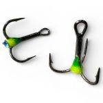 Трійник з краплею Anvi - Колір 9 Зелено-Жовтий - Камінь блакитний