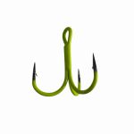 Трійник Fishing ROI Treble Hook T-4 UV Chartreuse BC - Корея - 5 шт/уп