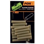 Силіконова трубка Fox EDGES Silicone Sleeves - 3x25 мм - Хакі - 15 шт/уп