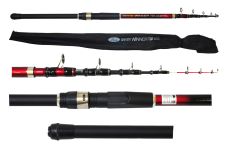 Спінінг Sadei - Winner TIP - Телескопічний - З кільцями - Карбон - Тест 15-210 г