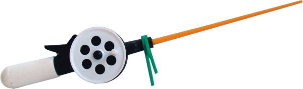 Вудка Dolphin - Відкрита шпуля - З курком - Ручка пінопластова коротка