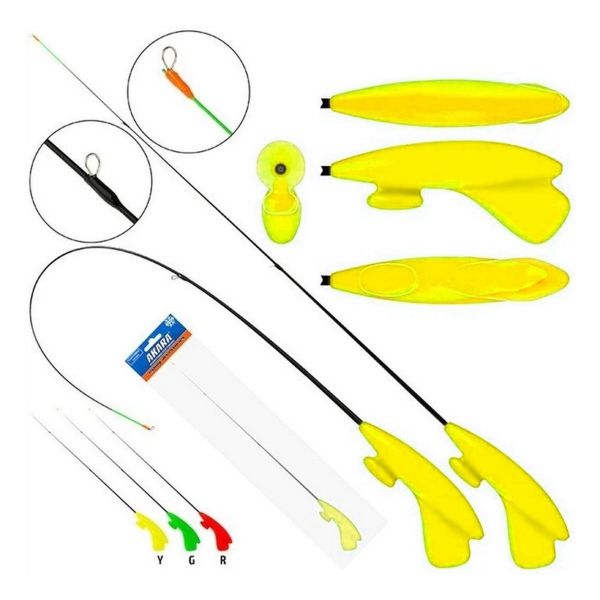 Вудка зимова Akara RHS-Y3 безківкова - Yellow (Жовтий)