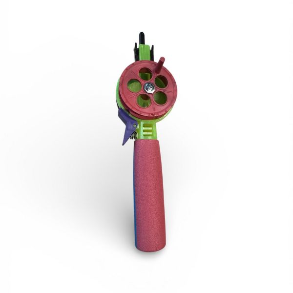 Вудка зимова Anvi - Ручка EVA 95 мм - Відкрита шпуля - З курком