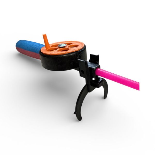 Вудка зимова Anvi - Ручка EVA 95 мм - Закрита шпуля - З курком