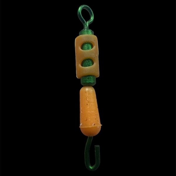Вертлюг швидкознімний амортизуючий Херабуна - Orange - S (2 см) - 10 шт/уп