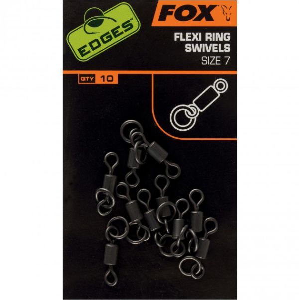 Вертлюг з кільцем Fox EDGES Flexi Ring Swivel - Розмір 7