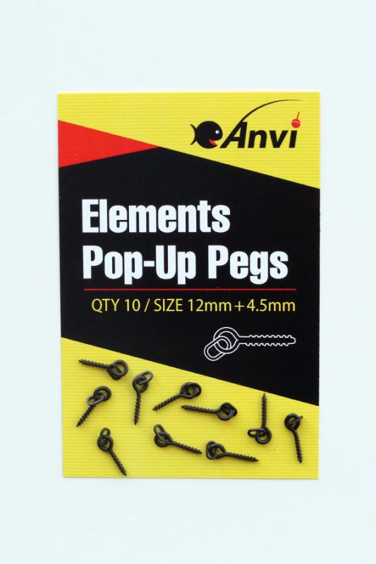 Гвинтове кріплення Anvi для Pop-Up Elements Pop-Up Pegs - Ø4,5 мм - Довжина 12 мм - 10 шт/уп
