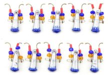 Яйце для зимової риболовлі FRY - 20 мм - Біло-синій - 20 штук