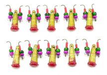 Яйце для зимової риболовлі FRY - 25 мм - Жовто-червоний - 20 штук