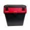 Ящик для зимової риболовлі - 18 л - 35x39x18 см - Чорно-червоний - Україна