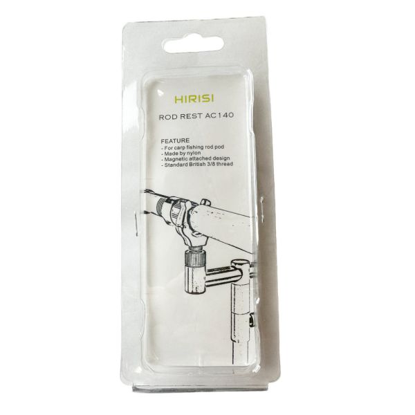 Задній тримач HIRISI для вудлищ - На магніті - AC140 - Чорний
