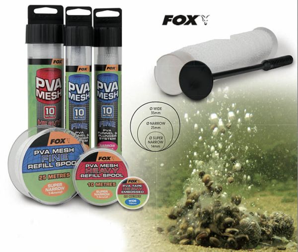 Запасна ПВА-сітка Fox - Wide Refill Spool Heavy Mesh (Повільно) - Ø35 мм