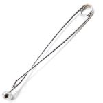 Зевник для щуки - З кульками - Нержавіюча сталь - 18 см