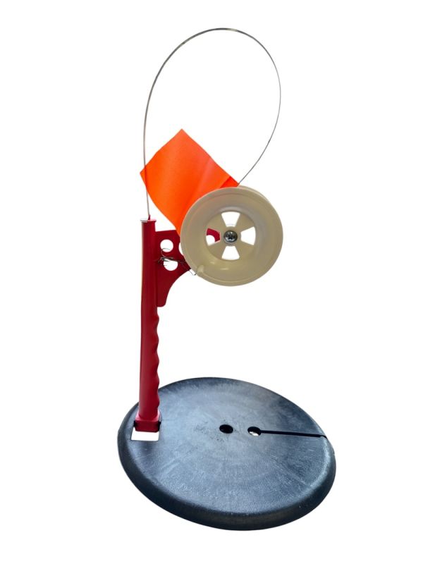 Жерлиця оснащена - H 67 см - Підставка Ø19 см - Трійник №6 - ПрофМонтаж - Пластик