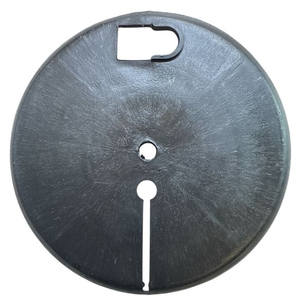 Жерлиця оснащена - H 67 см - Підставка Ø19 см - Трійник №6 - ПрофМонтаж - Пластик