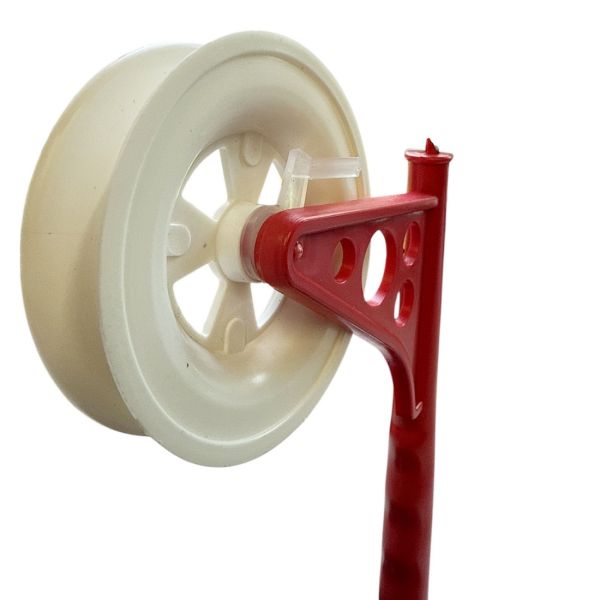 Жерлиця оснащена - H 67 см - Підставка Ø19 см - Трійник №6 - ПрофМонтаж - Пластик