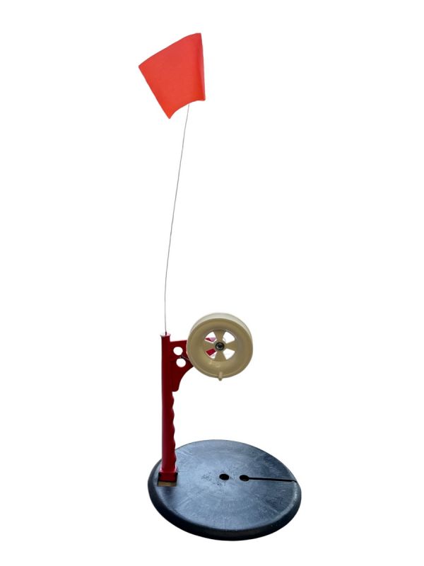 Жерлиця оснащена - H 67 см - Підставка Ø19 см - Трійник №6 - ПрофМонтаж - Пластик