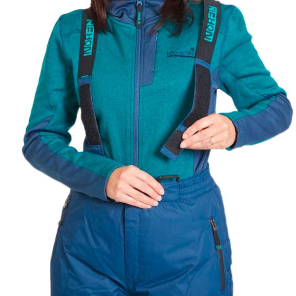Костюм жіночий Norfin Women Snowflake 2 Блакитний - Зимовий -25°C