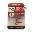 Трійник Fishing ROI Treble Hook T-2 RED - Корея - 5 шт/уп