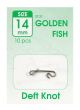 Застежка безузловая Golden Fish - Deft knot - 10 шт/уп